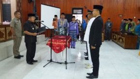 F- Bupati Merangin Al Haris, Lantik Empat Pejabat Eselon III Dilingkup Pemerintah Kabupaten Merangin.-1