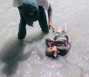 Permalink ke Geger, Warga Temukan Mayat Terapung di Sungai Batang Merao