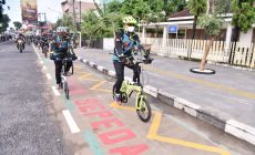 Permalink ke Pesepeda di Kota Jambi Belum Padat Menjadikan Jalur Sepeda Belum Permanen