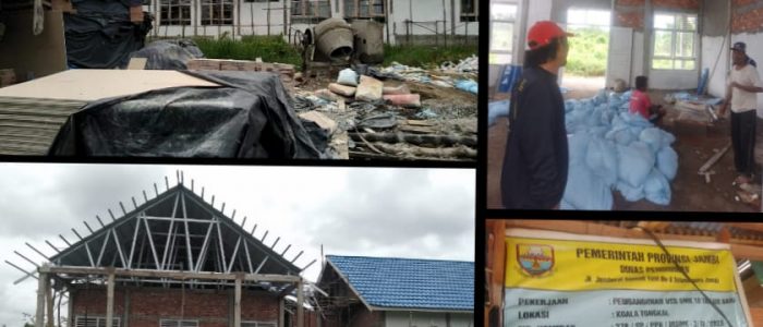 Diduga Minim Pengawasan, Pembangunan SMKN 10 Kecamatan Seko Tak Kunjung Selesai