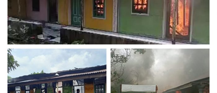 Lima Unit Kos-kosan di Kelurahan RC Batanghari Ludes Terbakar