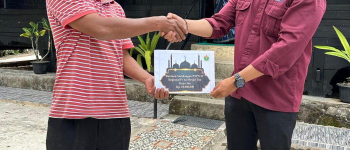PTPN IV Regional 4, Bangun Tempat Wudhu di Masjid Tuo Kabupaten Solok