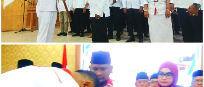 Kades Kemuning Abdul Gani Pimpin APDESI Merah Putih Tanjabbar Priode 2025-2030