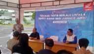 Sinsen Dialer Jambi bersama Ditlantas Berikan Edukasi Berkendara bagi para Jurnalis Jambi