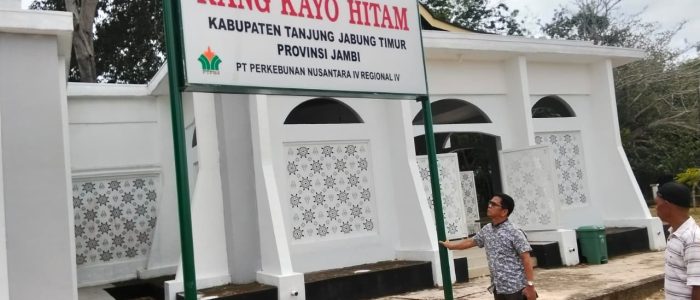 PTPN IV Regional IV Bikin Papan Nama Makam Orang Kayo Hitam