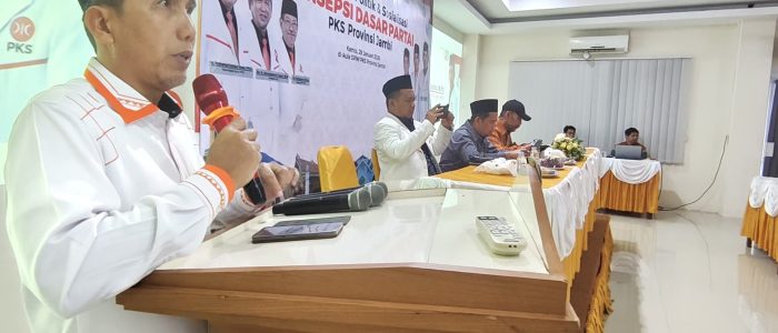 PKS Jambi Perkuat Literasi Politik Kader Lewat Pendidikan Politik dan Sosialisasi Konsepsi Dasar Partai