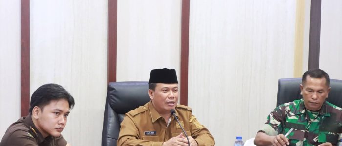 Wakil Bupati Katamso Pimpin Rapat Audiensi Percepatan Pembangunan Gerai KDKMP Tanjung Jabung Barat